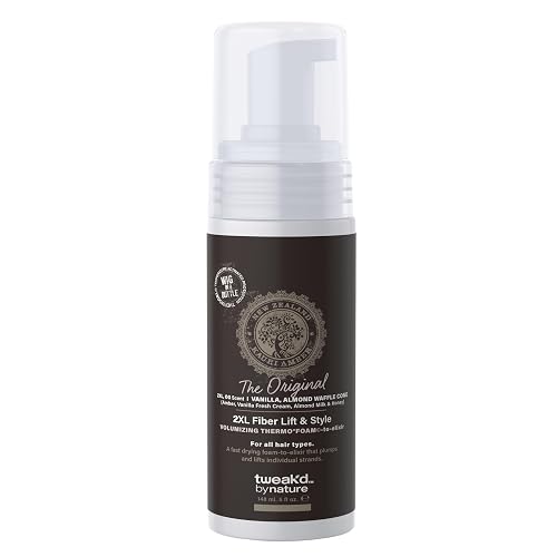 Tweak’d by Nature - 2XL Fiber Lift & Style Volumizing Foam, Hydrating (5oz)