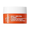e.l.f. SKIN Bright + Brew-tiful Eye Cream, Helps Brighten Appearance Of Undereye Dark Circles & Repair Puffiness, Vegan & Cruelty-Free