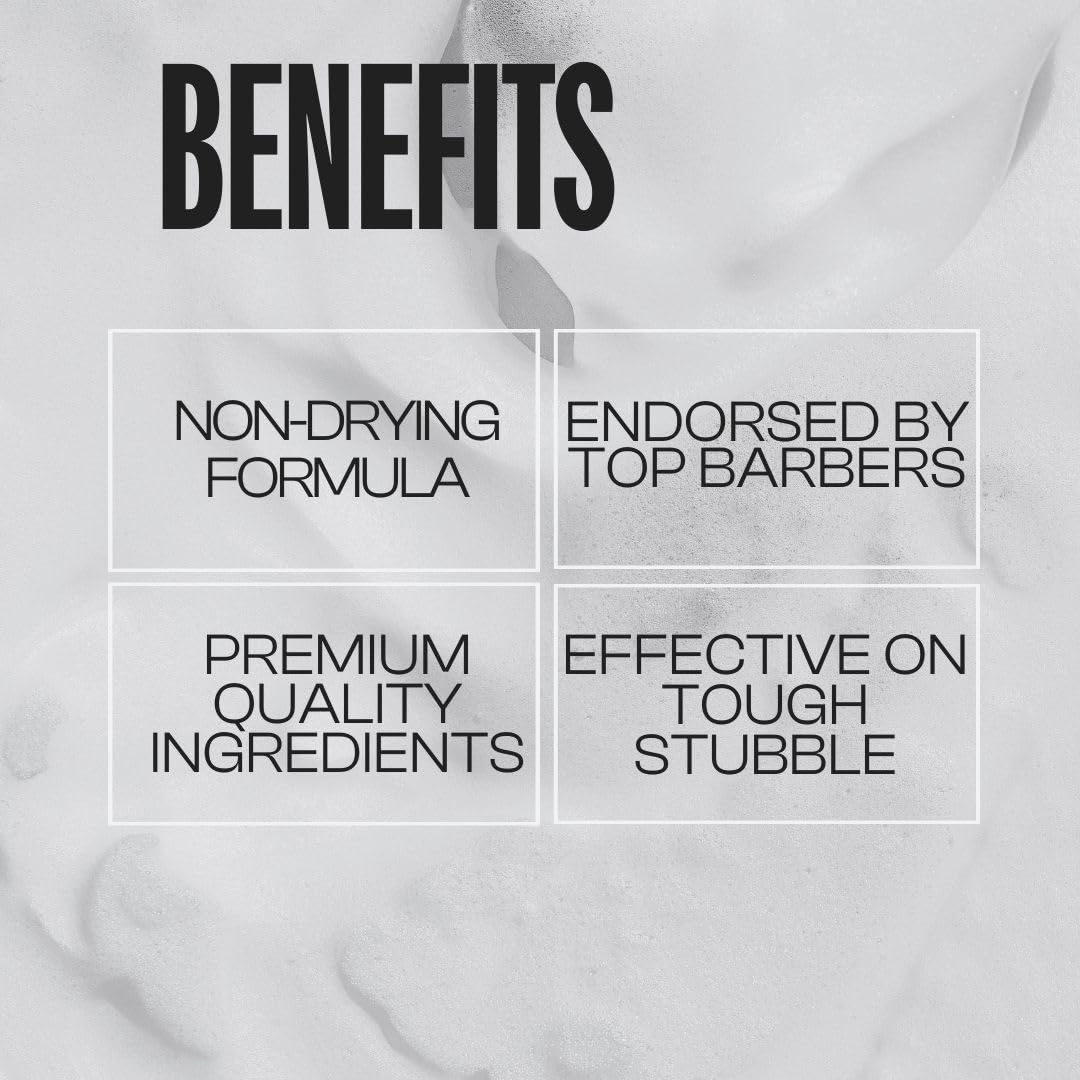 Men Rock Shave Cream - Sicilian Lime - Mens Shaving Cream - Moisturizing Shaving Foam for Men - Non-Drying Formula - Cruelty-Free - 3.5 oz Beauty and Personal Care Men Rock