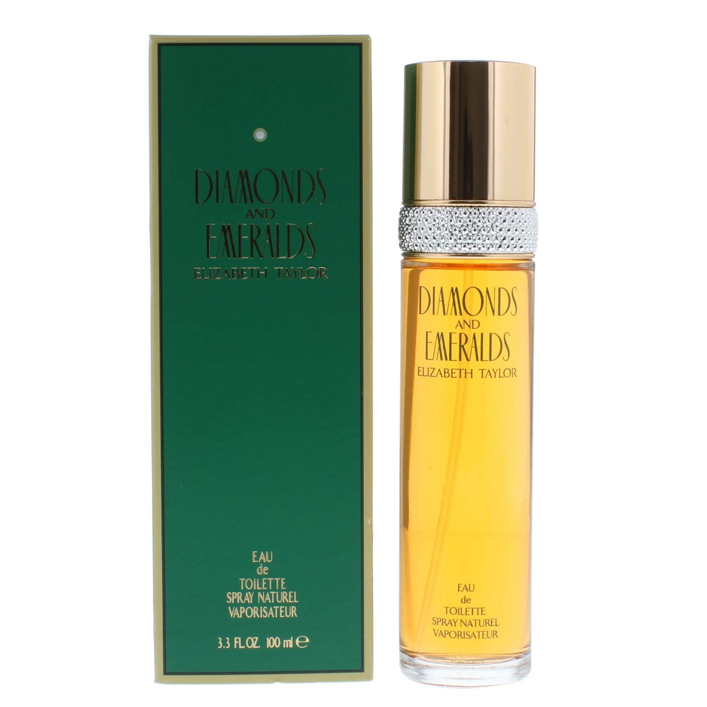 ELIZABETH TAYLOR Diamonds & Emeralds Eau de Toilette Splash, 3.4 Ounce