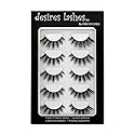 DESIRES LASHES By EMILYSTORES Natural Lashes 3D Layered Effect Fake-Mink Eyelashes Multipack 5Pairs, Volume