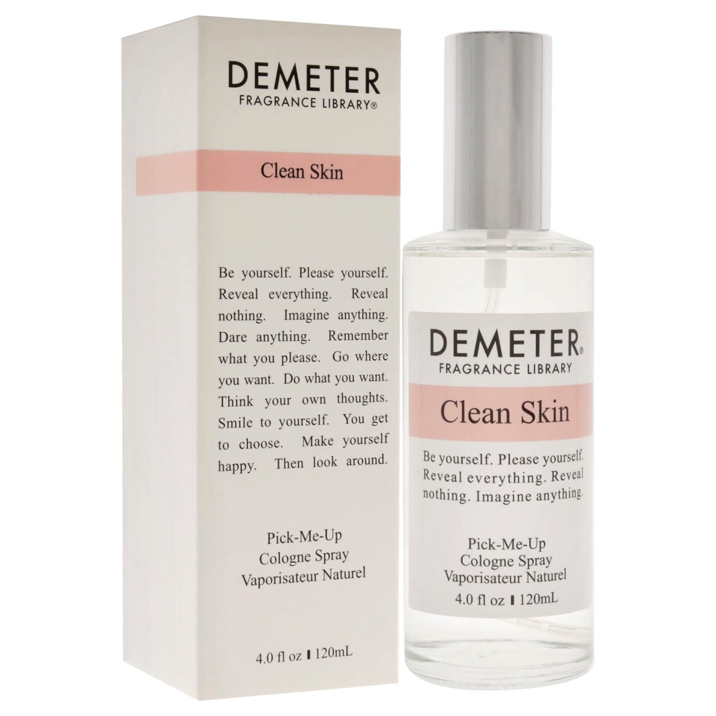 Demeter Clean Skin Cologne Spray for Unisex, 4 Ounce