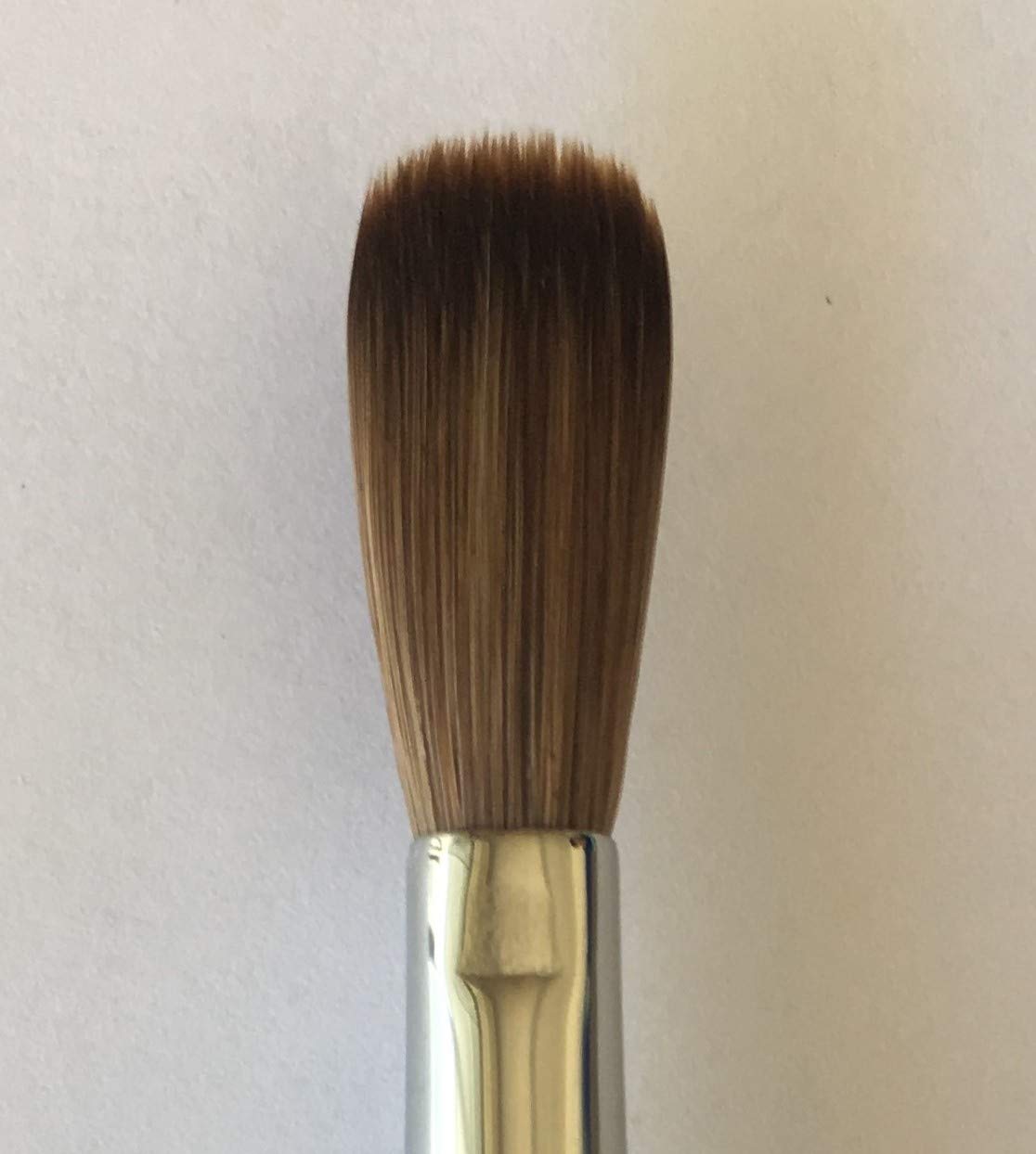 Silver Handle CRIMPED 100% Kolinsky Acrylic Nail Brush (Crimped 8) Beauty & Personal Care Silver Handle Nail Brush
