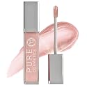 Pure Illumination Light-Up Lip Gloss with LED-Lit Applicator Brush + Side Mirror, Non-Sticky, Moisturizing Hydrating Lip Glosses with Lanolin, Jojoba