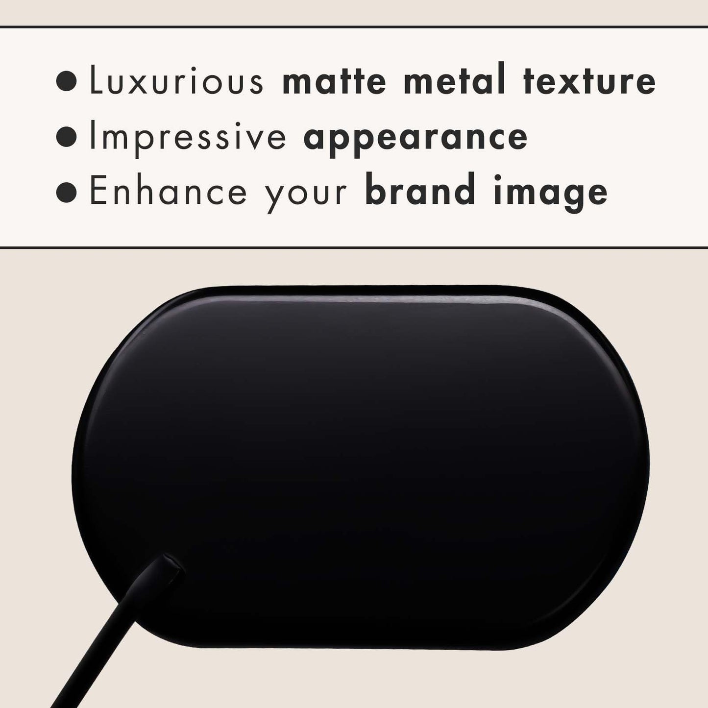 Embagol Lash Mirror Extra Large Makeup Mirror for Eyelash Extensions Detachable Stainless Steel Square Round Lash Extension Accessories(Black)