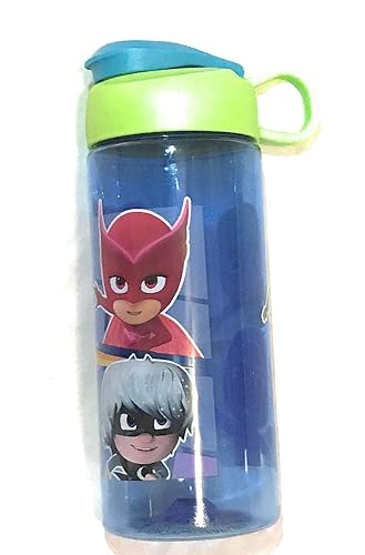 Zak! PJ Masks PJMJ-T070 Designs BPA Free 16.5 oz Boys & Girls Licensed Character Cold Water Bottles -Carry Loop & Snap Lid