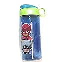 Zak! PJ Masks PJMJ-T070 Designs BPA Free 16.5 oz Boys & Girls Licensed Character Cold Water Bottles -Carry Loop & Snap Lid