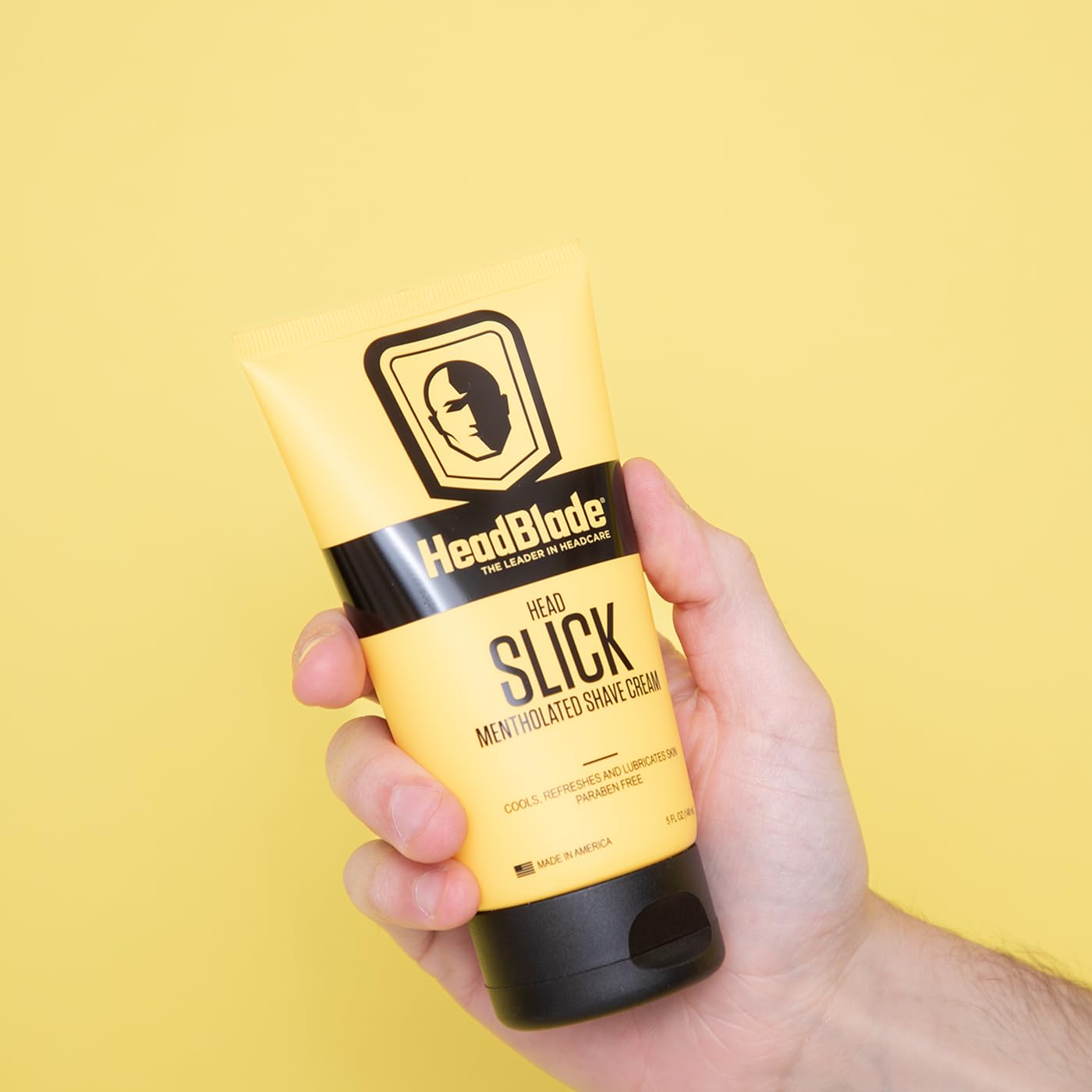 HeadBlade HeadSlick Men's Head & Skull Shaving Cream | No more Nick, Cuts, or Razor Burns | 5 oz (3 Pack)