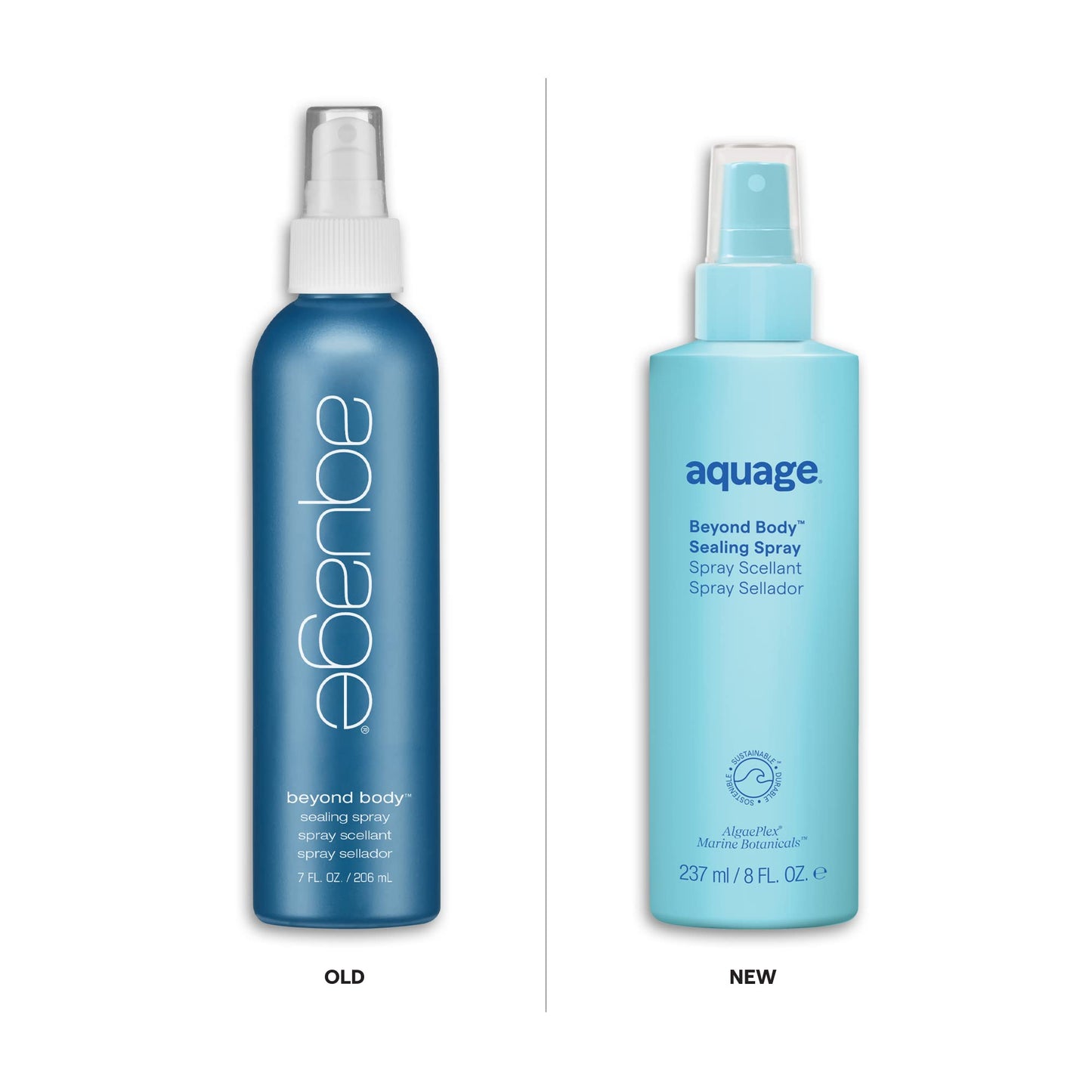 AQUAGE Beyond Body Sealing Spray, Medium Hold, Non-Aerosol Heat-Activated Spray Prevents Heat Damage and fl.yaways, Adds Body and Shine for Smooth