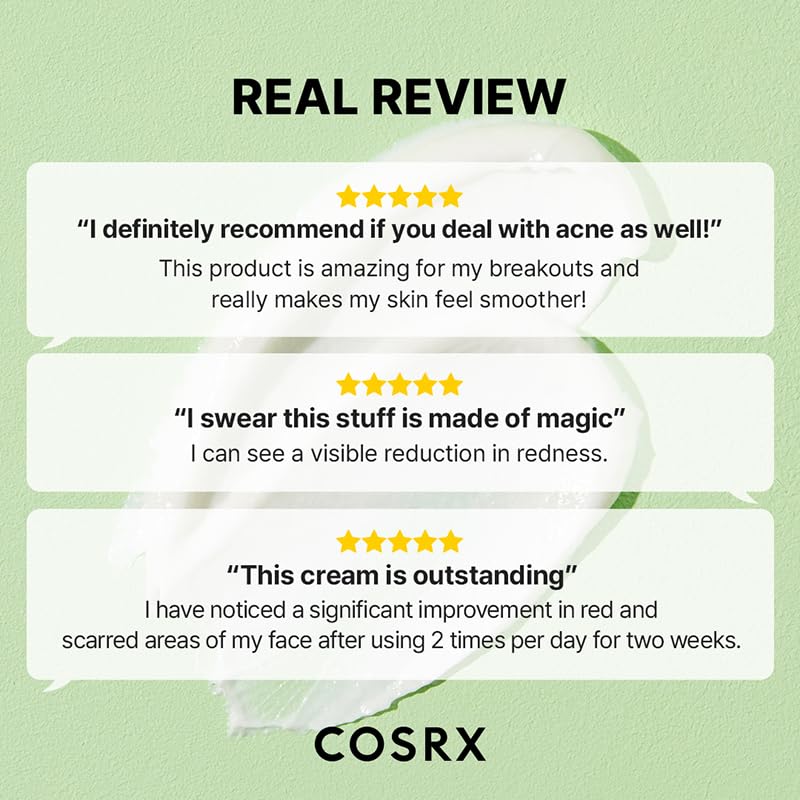 COSRX Centella Blemish Cream, 1.05 fl.oz / 30g | Centella | Korean Skin Care, Vegan, Cruelty Free, Paraben Free