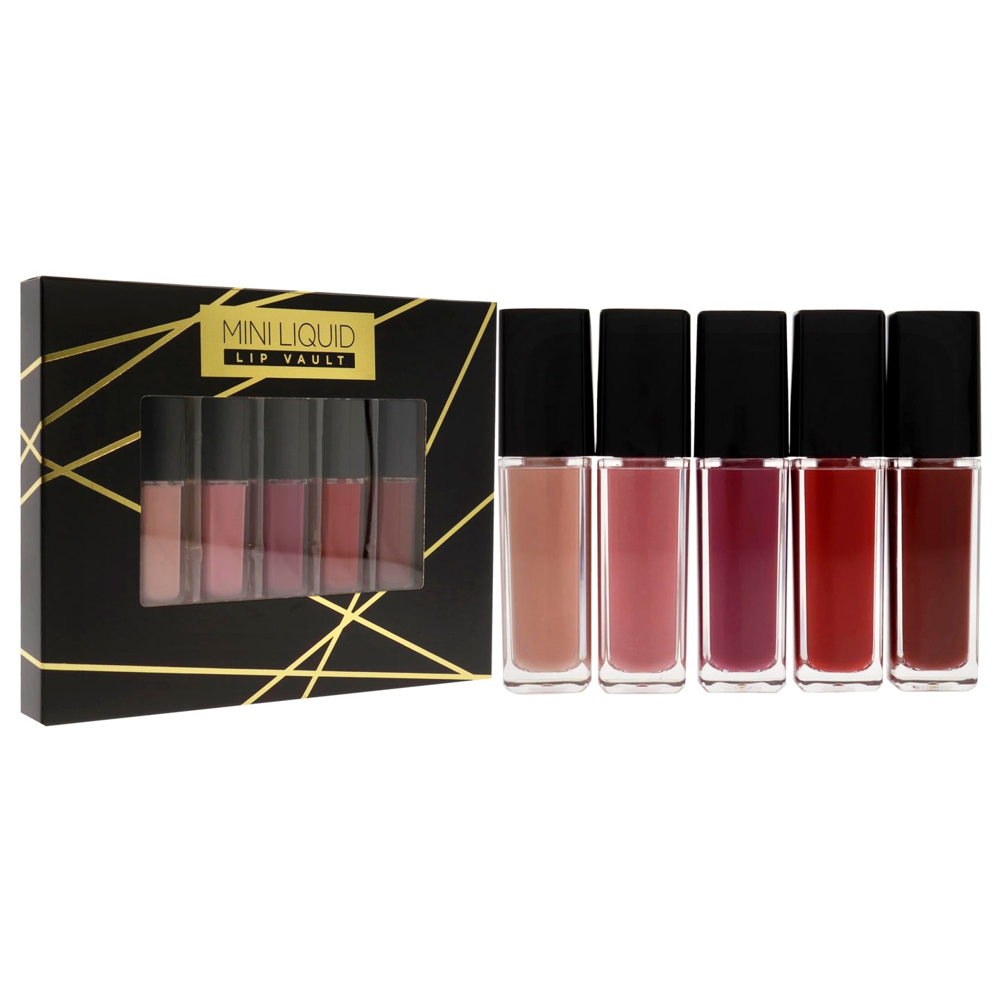 Reaction Retail Mini Liquid Lip Vault 5 x 0.19 oz Lipstick
