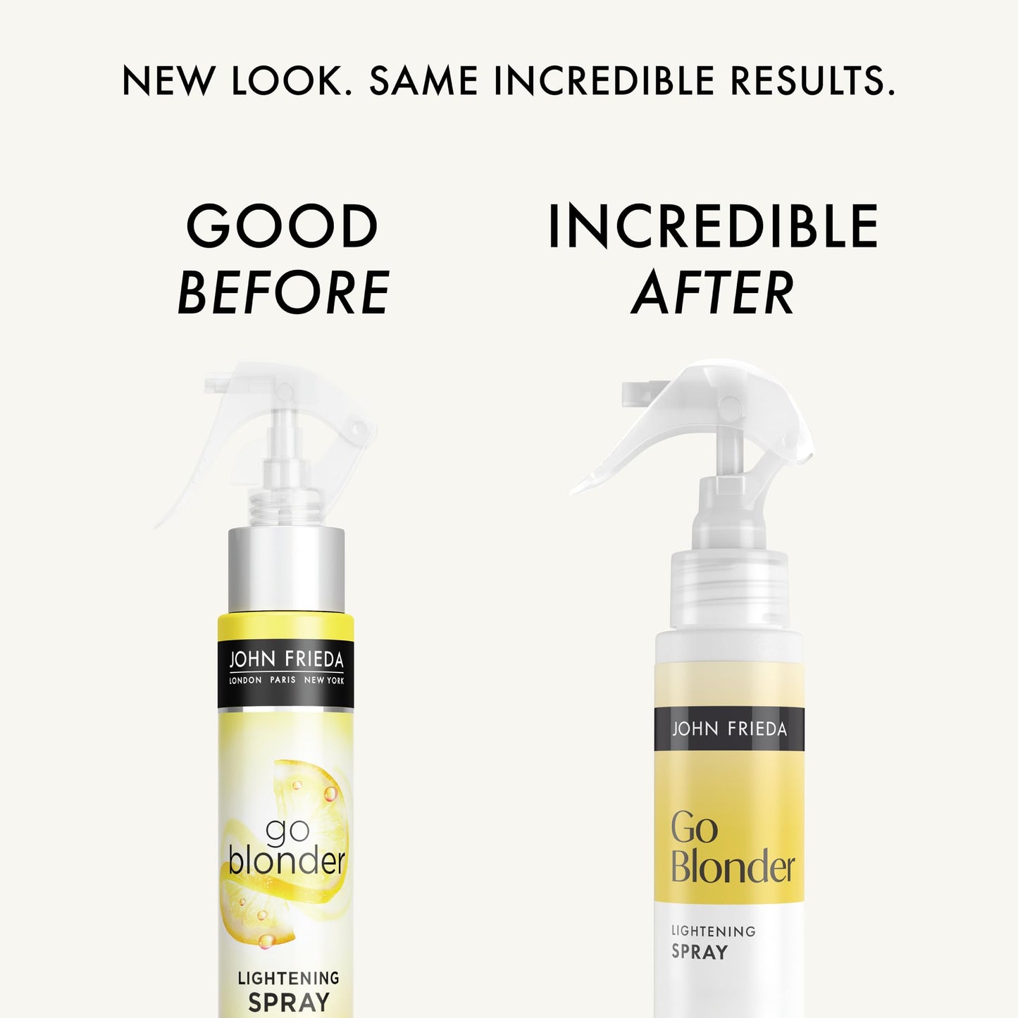 John Frieda Go Blonder Lightening Spray, Controlled Hair Lightener to Gradually Lighten Hair, with Citrus and Chamomile BlondMend Technology, 3.5 Oz