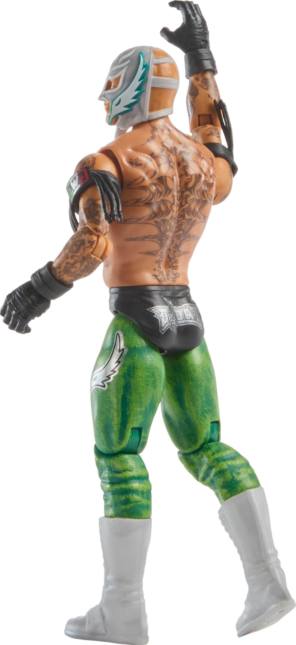 Mattel WWE Rey Mysterio Action Figure, Main Event Series #157, 6-inch Collectible Superstar with 14 Articulation Points & Life-Like Look