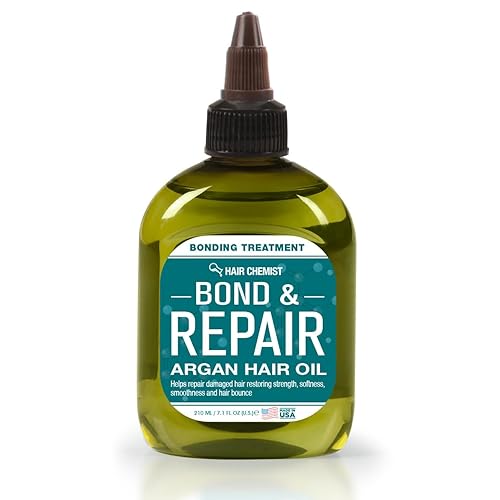 Hair Chemist Bond & Repair Argan Oil - Bonding Treatment for Damaged Hair, 7.1 Ounces