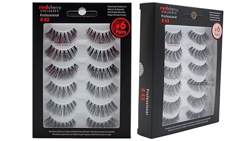 Red Cherry Eyelashes # 43-12 Pairs