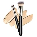 Makeup Brushes DPOLLA Pro Foundation Brush and Flawless Concealer Brush Perfect for Any Look Premium Luxe Hair Contour Brush Perfect for Blending