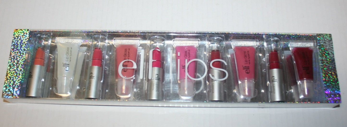 e.l.f. 10 Piece Lipstick and Lip Gloss set
