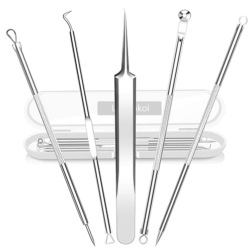 Best Blackhead Remover, Blackheads Blemish Removing, Acne Whitehead Removal Kit, Pimple Comedone Extractor Tool, Popper Pimples Treatment,
