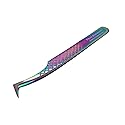 Tool Alement Japan Stainless Steel Plasma Coating 12cm Axe Tips Eyelash Tweezer R-JP11-4002