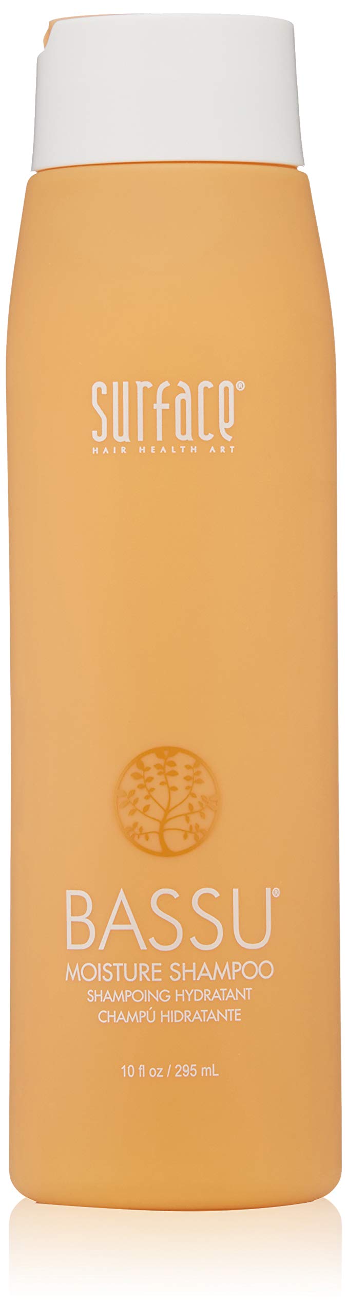 SURFACE Hair - Bassu Moisture Shampoo - Cleanses, Moisturizes, and Provides Sulfate Free Shine - 10 fl oz