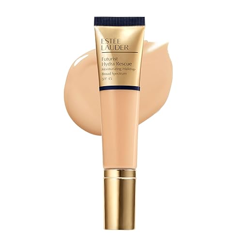 Estée Lauder Futurist Hydra Rescue Moisturizing Foundation Makeup SPF 45 for a 12-Hour Glow, 1.2 Fl Oz, 2W1 Dawn