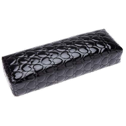 Minejin Nail Art Hand Holder Cushion Leather Arm Soft Rest Pillow Manicure Black Beauty & Personal Care Minejin