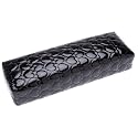 Minejin Nail Art Hand Holder Cushion Leather Arm Soft Rest Pillow Manicure Black Beauty & Personal Care Minejin