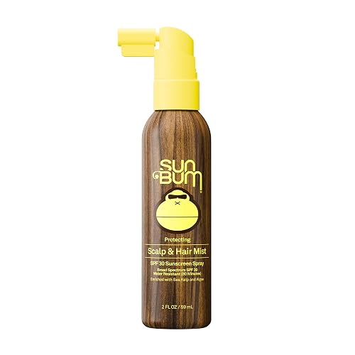 Sun Bum Original SPF 30 Sunscreen Scalp and Hair Mist - Hawaii Act 104 Compliant (Octinoxate & Oxybenzone) - Vegan - Broad Spectrum UVA/UVB Sunscreen