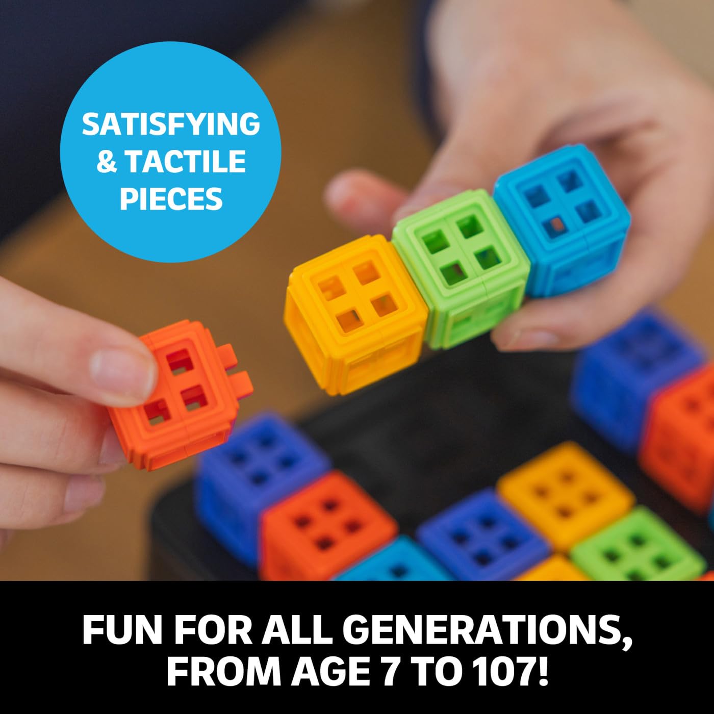 Kanoodle® SudoQube™ 3D Puzzle – Pocket Sudoku Game, Color Brain Teaser & Travel Board Game for Kids, Teens & Adults Ages 7+