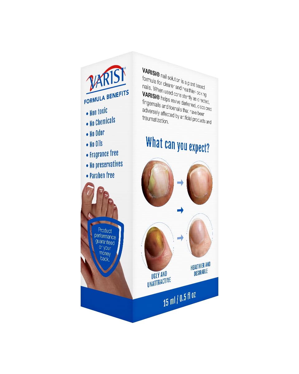 Varisi Nail Formula - Stronger Nails Treatment & Restore Problem Nails - US Made