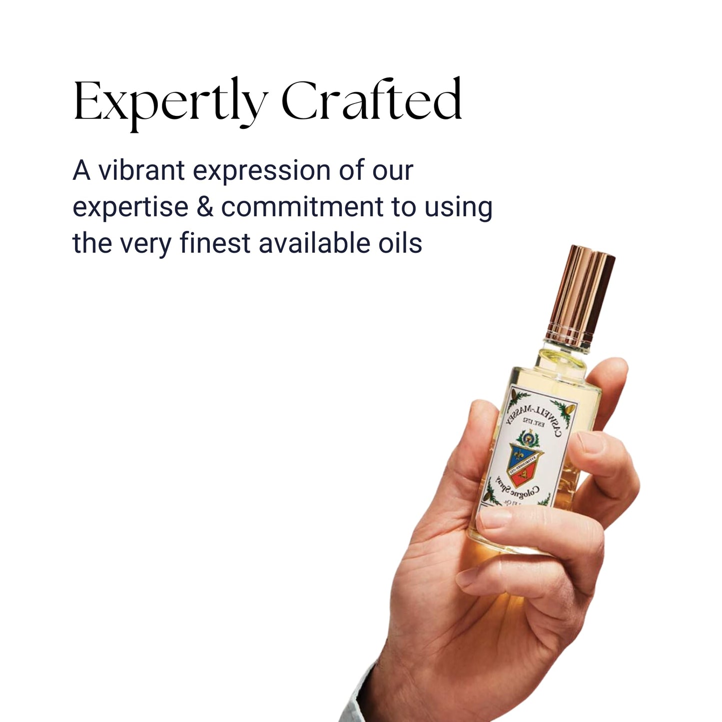 Caswell-Massey Woodgrain Sandalwood Gold Cap Cologne, Richly Sensual Santalum Album Men’s Cologne with Cedary and Hints of Citrusy Musk, 3 Fl Oz