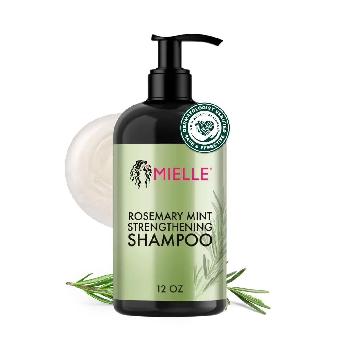 Mielle Organics Rosemary Mint Hair Strengthening Biotin Shampoo - Moisturizing Hair Shampoo for Women and Men to Gently Cleanse, Repair & Protect Beauty and Personal Care Mielle Organics
