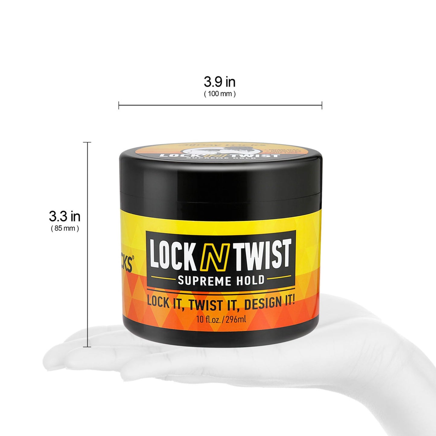 AllDay Locks Lock N Twist Supreme Hold - Extreme Styling Control for Locs, Microlocs, Twists, and Retwists, Provides Edge Control, Strong Hair Gel