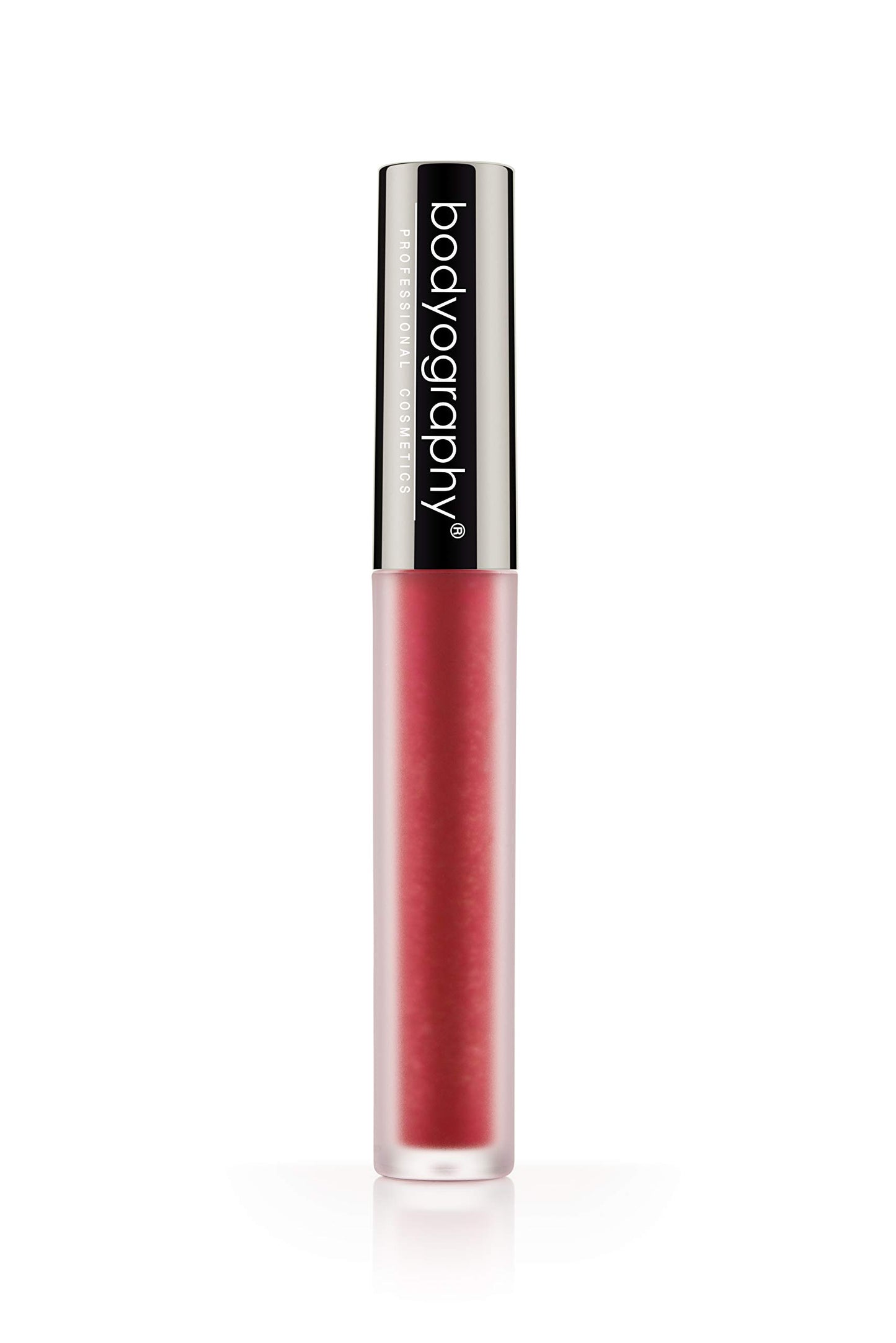 Bodyography Matte Lip Lava Liquid Lipstick - Strawberry Moon | Dark Rose Matte | Long-Wear, Transfer-Proof Lipstick with Vitamin E Conditioning |