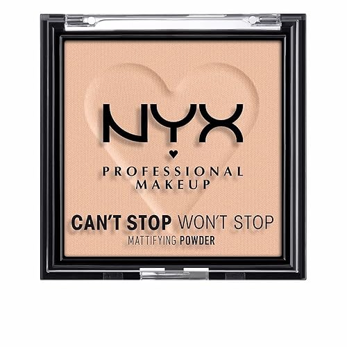 NYX PROFESSIONAL MAKEUP Can't Stop Won't Stop Mattifying Pressed Powder - Light Medium