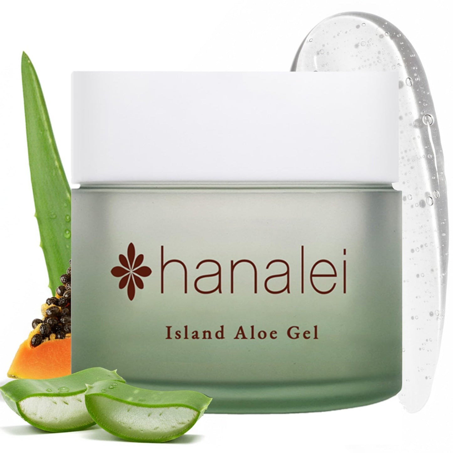 Hanalei Aloe Gel - Soothing After-Sun Care & Daily Moisturizer - Hydrating, Cooling Aloe Vera Gel for Face & Body - Cruelty-Free, Paraben-Free