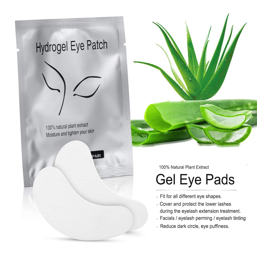 Ocim 100 Pairs Under Eye Pads Lash Extensions,Hydrogel Gel Eye Patches for Lashes Extension/Eyelash Tinting Beauty and Personal Care Ocim