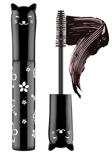 Brown Mascara Lashes Waterproof Fast Dry Eyelashes Eye Makeup Volumizing Lengthening Defining Curling Multiplying Buildable Formula