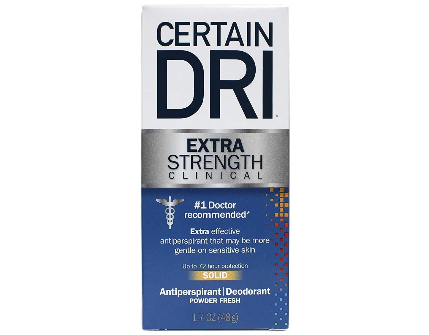 Certain Dri Antiperspirant Solid for Excessive Perspiration-1.7 oz Beauty and Personal Care Certain Dri