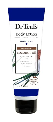 Dr Teal's Body Lotion Travel Size 3fl oz - Moisture + Nourishing Coconut Oil + Vitamin E