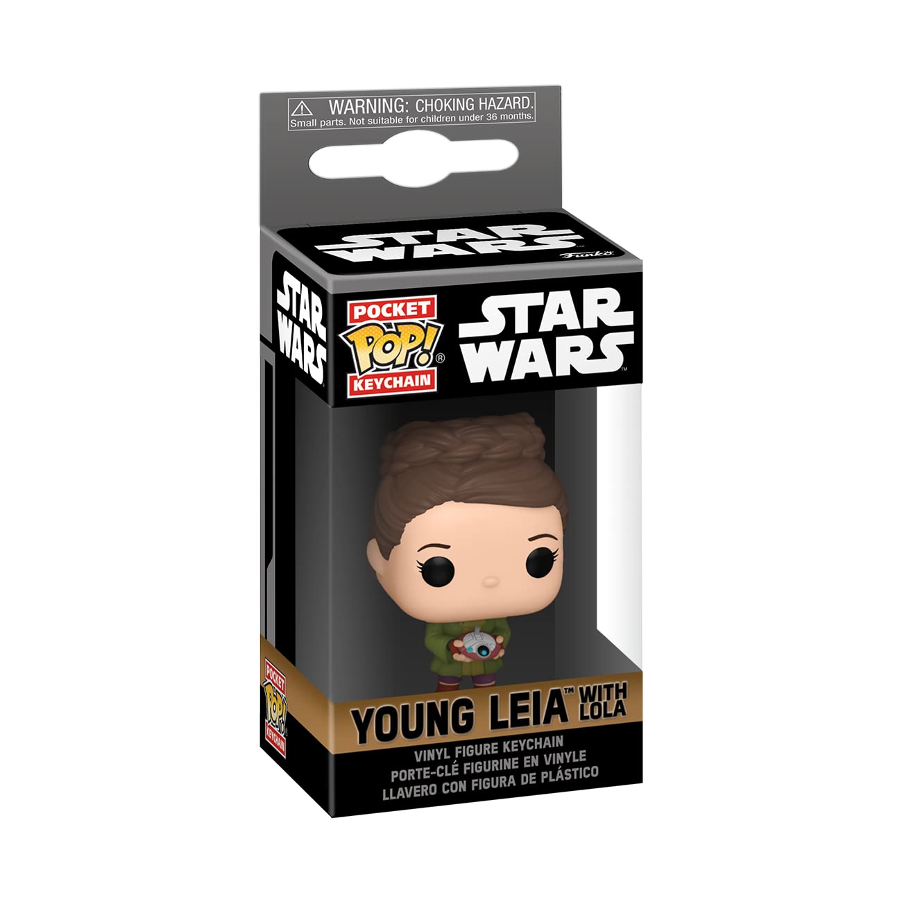 Funko POP! Keychain: OBI-Wan Kenobi - Trudeau - Young Leia Organa - Star Wars Novelty Keyring - Collectable Mini Figure - Stocking Filler - Gift Idea…