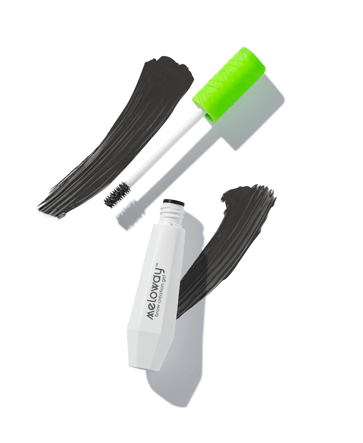 MELOWAY Brow Creation Gel - Tinted Fiber Gel for Thicker, Fluffier Brows - Patented Brush - Vitamin-Enriched Formula - Vegan, Cruelty-Free, Clean