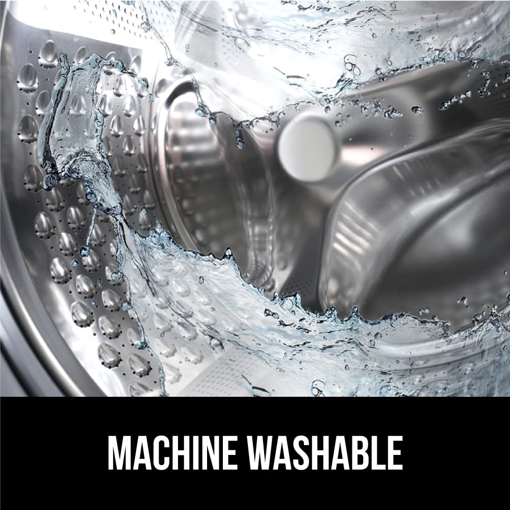 GORILLA GRIP Bath Tub Shower Mat – 35x16" Clear Mat with Suction Cups & Drain Holes, Soft on Feet, Machine Washable, Bathroom Essential