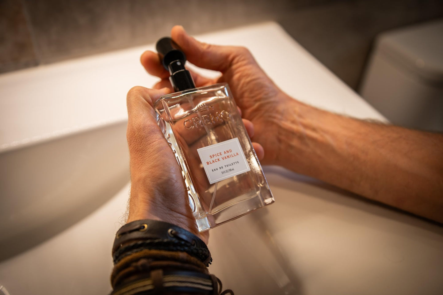 Cremo Cologne For Men - Spice & Black Vanilla Mens Cologne Spray, An Explosion of Vibrant Spices, Dark Woods and Black Vanilla, Multi-Layered