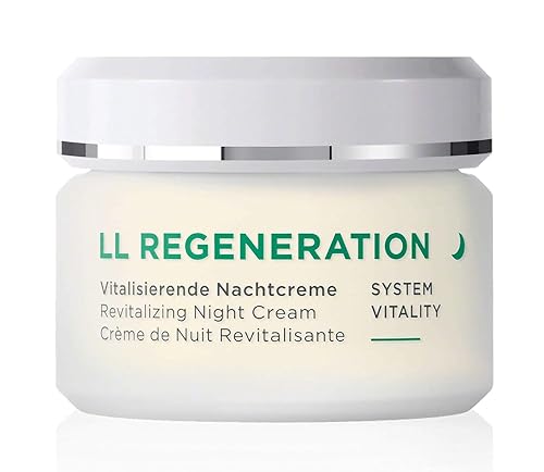 ANNEMARIE BÖRLIND - LL REGENERATION Revitalizing Night Cream - Natural Anti Aging Vitamin C, E and Retinoid Face Cream for Visibly Firmer and Wrinkle