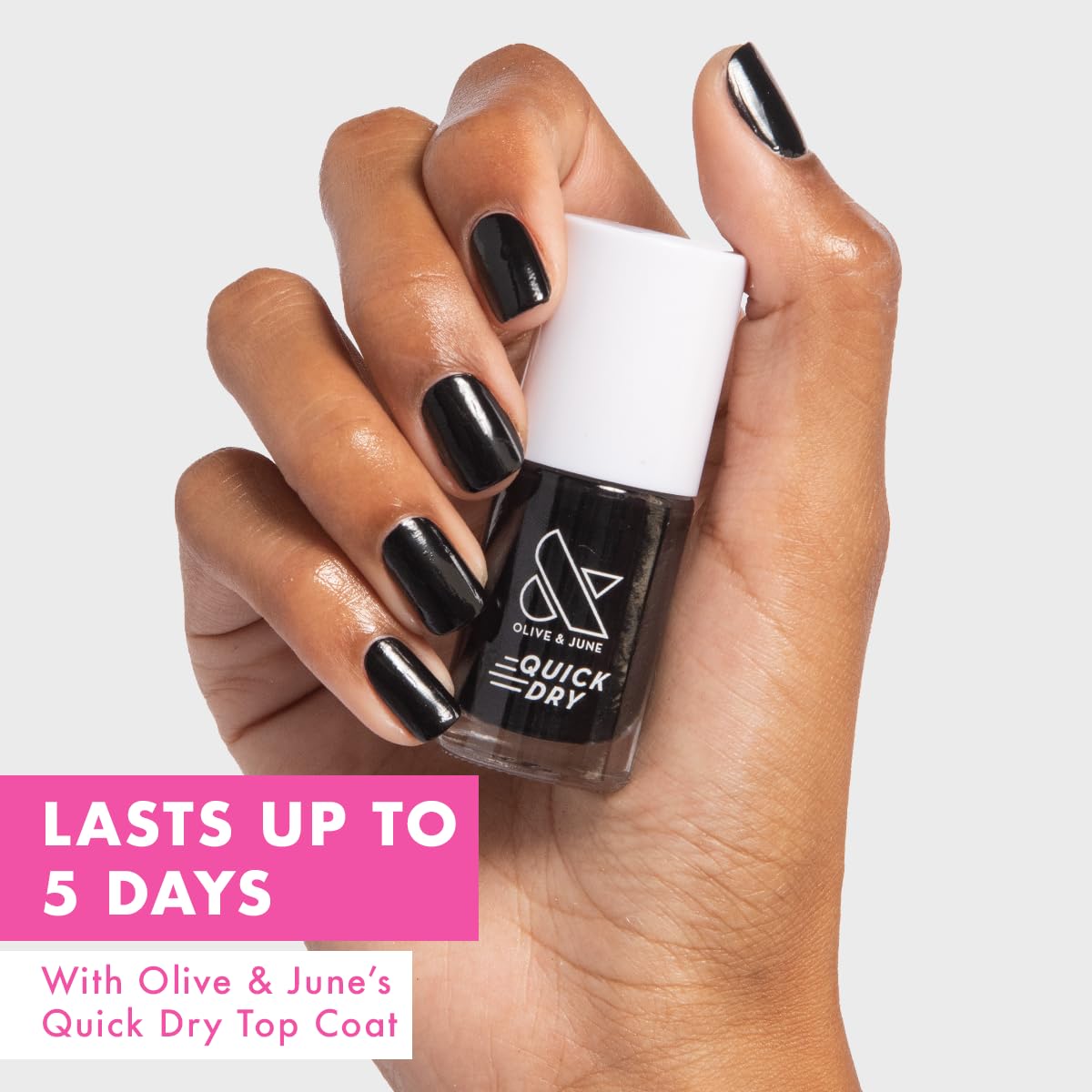 Olive & June Quick Dry Nail Polish | Instant Fast-Drying Smudgeproof | 15-free Vegan Cruelty-Free | Lasts up to 5 Days | Salon-Quality Manicure Beauty & Personal Care Olive & June