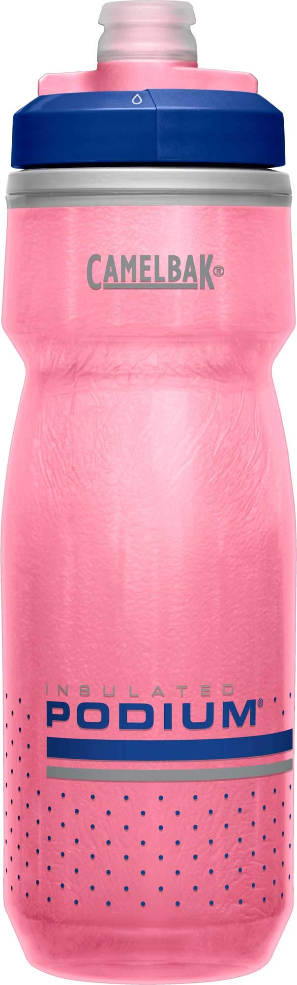 CamelBak Podium Chill Insulated Bike Water Bottle 21 oz, Pink/Ultramarine