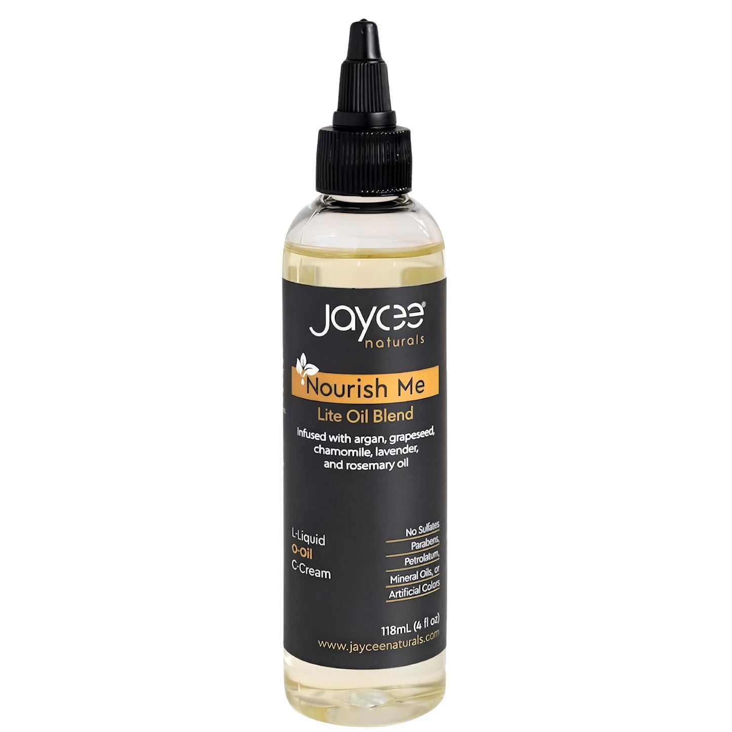 Jaycee Naturals Nourish Me Hair Oil with Grapeseed & Argan Oil, Calendula Extract & Rosemary Oil is Lightweight and Ideal for Sisterlocks and Braids