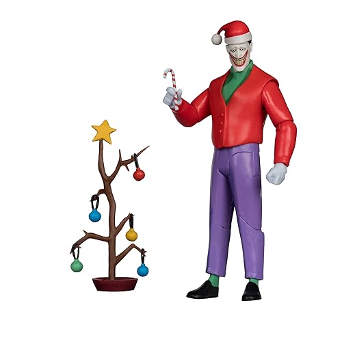 Batman: Animated Series Joker (Christmas with the Joker) 6" Build A Figure McFarlane Toy