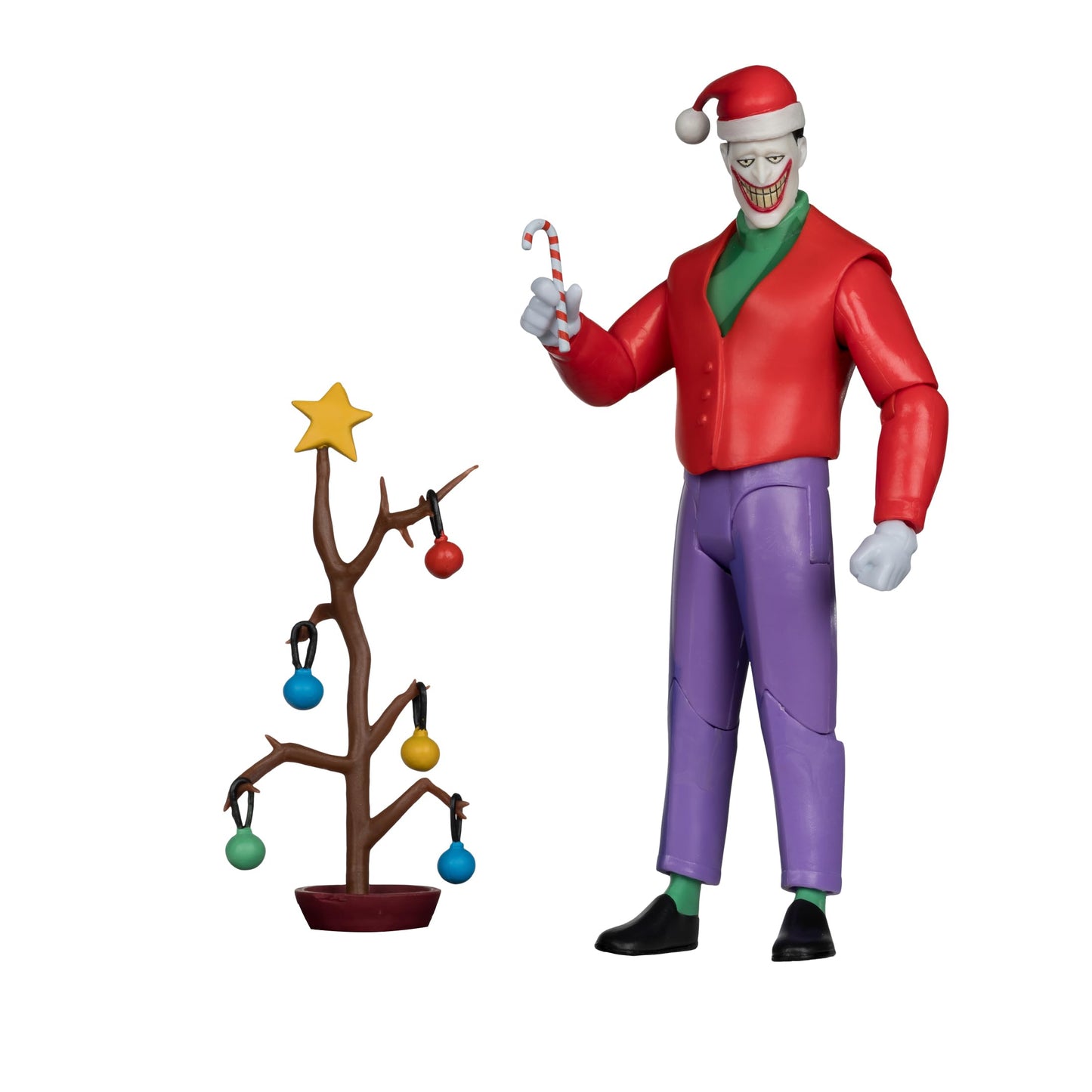 Batman: Animated Series Joker (Christmas with the Joker) 6" Build A Figure McFarlane Toy